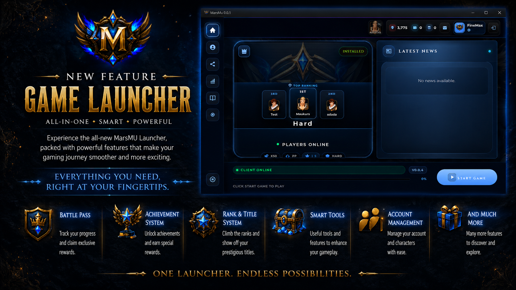 The Ultimate Game Launcher